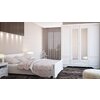 Set dormitor Kleo, design clasic, MDF și PAL melaminat, pat 160x200 cm, alb picture - 1