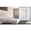 Set dormitor Kleo, design clasic, MDF și PAL melaminat, pat 160x200 cm, alb picture - 1
