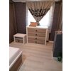 Set Dormitor Koen II, mobilier modular complet, pat 160x200 cm, dulap 4 uși, comodă și noptiere, MDF + PAL, Pin Arizona/Stejar Nava picture - 11