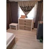 Set Dormitor Koen II, mobilier modular complet, pat 160x200 cm, dulap 4 uși, comodă și noptiere, MDF + PAL, Pin Arizona/Stejar Nava picture - 11