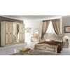 Set dormitor Luisa, tehnologie 3D, oglinzi frontale, finisaje elegante, PAL melaminat, pat 160 cm, Bej picture - 1