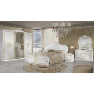 Set Dormitor Vilma Bianco Gold