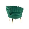 Set fotoliu și măsuță Ariel, catifea, 79x77x77 cm, verde picture - 2