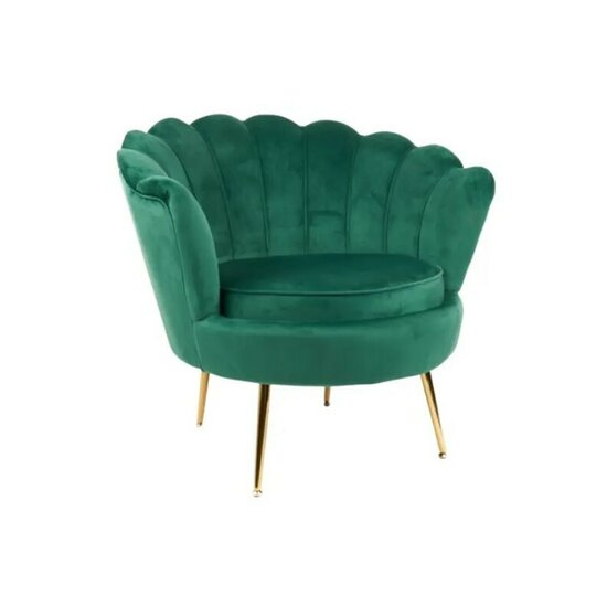 Set fotoliu și măsuță Ariel, catifea, 79x77x77 cm, verde picture - 2