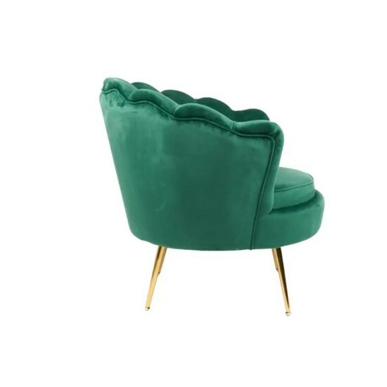 Set fotoliu și măsuță Ariel, catifea, 79x77x77 cm, verde picture - 3