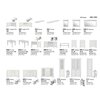 Set Living White  312x43x220 cm Frasin alb/ Pin Argintiu picture - 7