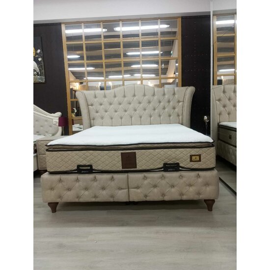 Set pat+saltea Adela 160x200 cm Crem picture - 8