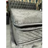 Set Pat Chester + Saltea Raysa Premium, culoare personalizabila - 160x200 cm, ladă depozitare, somieră metalică fixă, tapițerie catifea baby face picture - 11