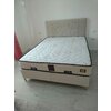 Set pat tapitat Bari +saltea Bari 160x200 cm Crem picture - 7