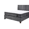 Set Pat Tapițat Bella + Saltea, ladă depozitare, tapițerie catifea premium, structură metal + PAL, 160x200 cm, Gri picture - 3