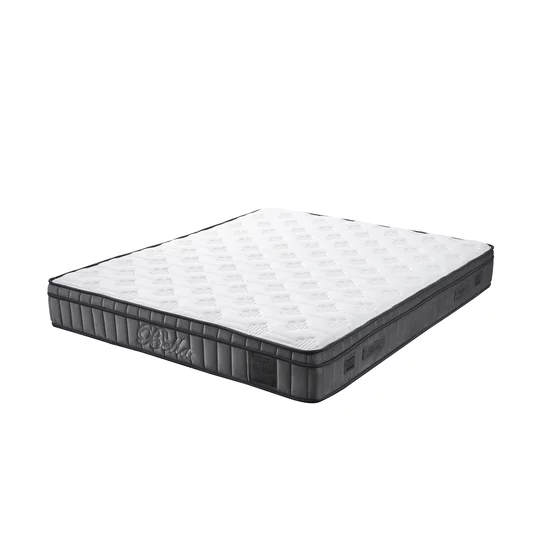 Set Pat Tapițat Bella + Saltea, ladă depozitare, tapițerie catifea premium, structură metal + PAL, 160x200 cm, Gri picture - 7