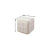 Set Tabureti Cube 47x47x47cm Bej picture - 2