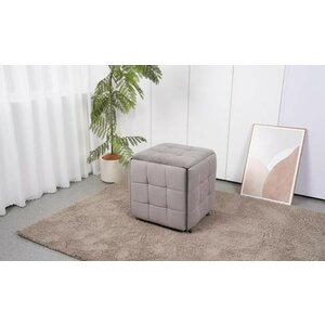 Set Tabureti Cube 47x47x47cm Gri