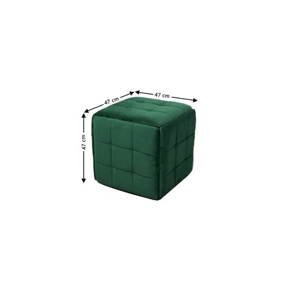 Set Tabureti Cube 47x47x47cm Verde picture - 2