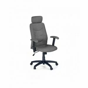 Scaun Stilo 2, mecanism TILT, material textil rezistent, 66x49x116-125 cm, gri închis