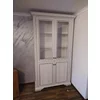 Vitrină White 2D2W, spațiu generos depozitare, MDF frezat și PAL melaminat, balamale Hafele și mânere metalice, 126x43x221 cm, frasin alb/pin argintiu picture - 4
