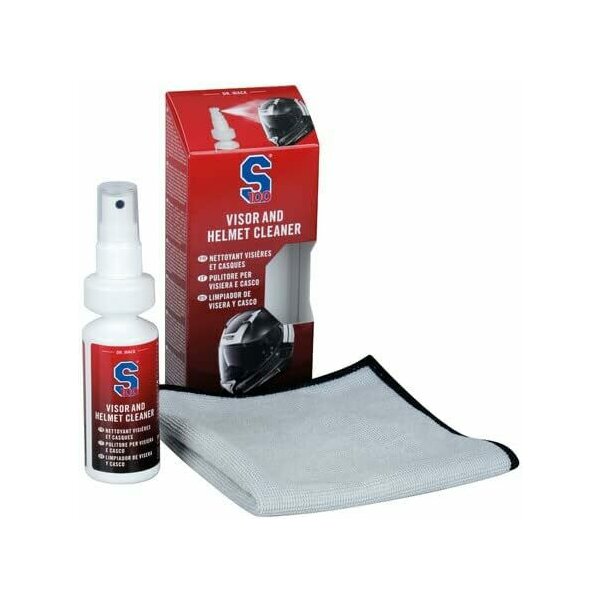 Kit curatare casca/viziera S100 Visor & Helmet Cleaner 100ml + Cloth 3406 picture - 3