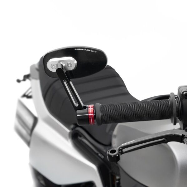Oglinzi capat de ghidon BARRACUDA SKIN-R BAR END B-LUX