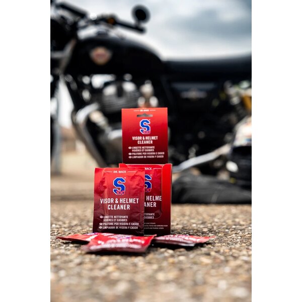 Servetele de curatat casca/viziera S100 Visor and Helmet Cleaner Wipes 3410 picture - 3