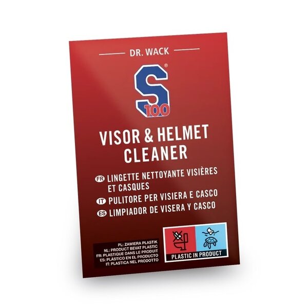 Servetele de curatat casca/viziera S100 Visor and Helmet Cleaner Wipes 3410 picture - 1
