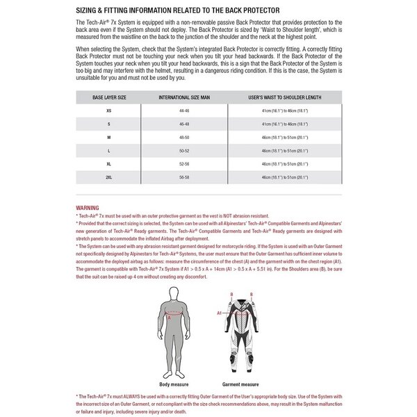 Vesta airbag ALPINESTARS TECH-AIR 7X SYSTEM picture - 9