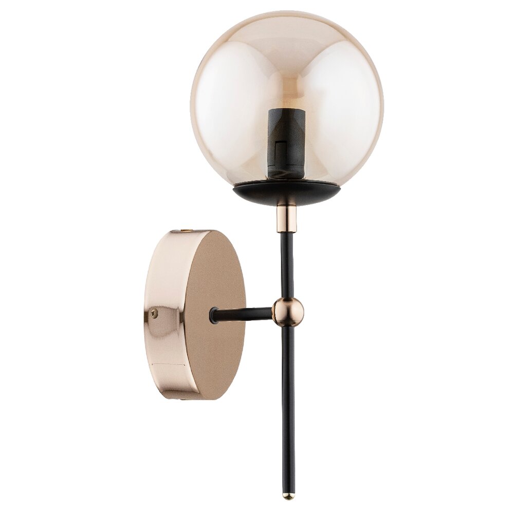 Aplica Alfa Tanos 1 negru/transparent