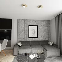 Aplica Emibig Pixo 1 BL negru mat-maro LED GX53
