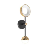 Aplica Led Zuma Line Lara 3000K negru-auriu