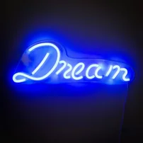 Aplica LED Zuma Line Neon Dream albastru 40 cm