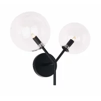 Aplica Maxlight Lollipop GU9 23 cm finisaj negru mat 2 consumatori