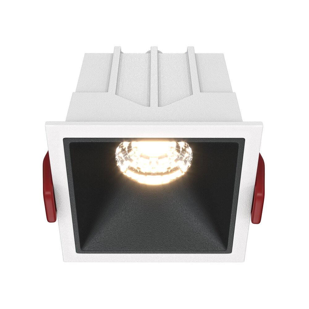 Aplica Maytoni Alfa LED alb/negru DL0430110W3KDSQWB