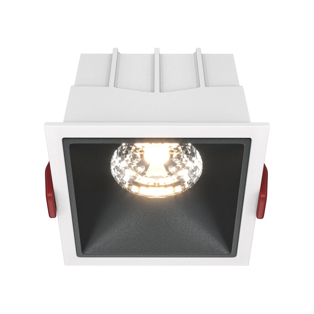 Aplica Maytoni Alfa LED alb/negru DL0430115W3KDSQWB