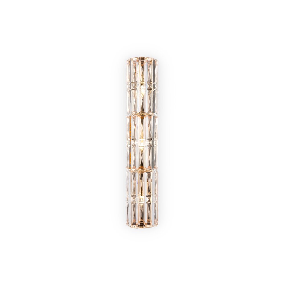 Aplica Maytoni Facet auriu/transparent 3 becuri