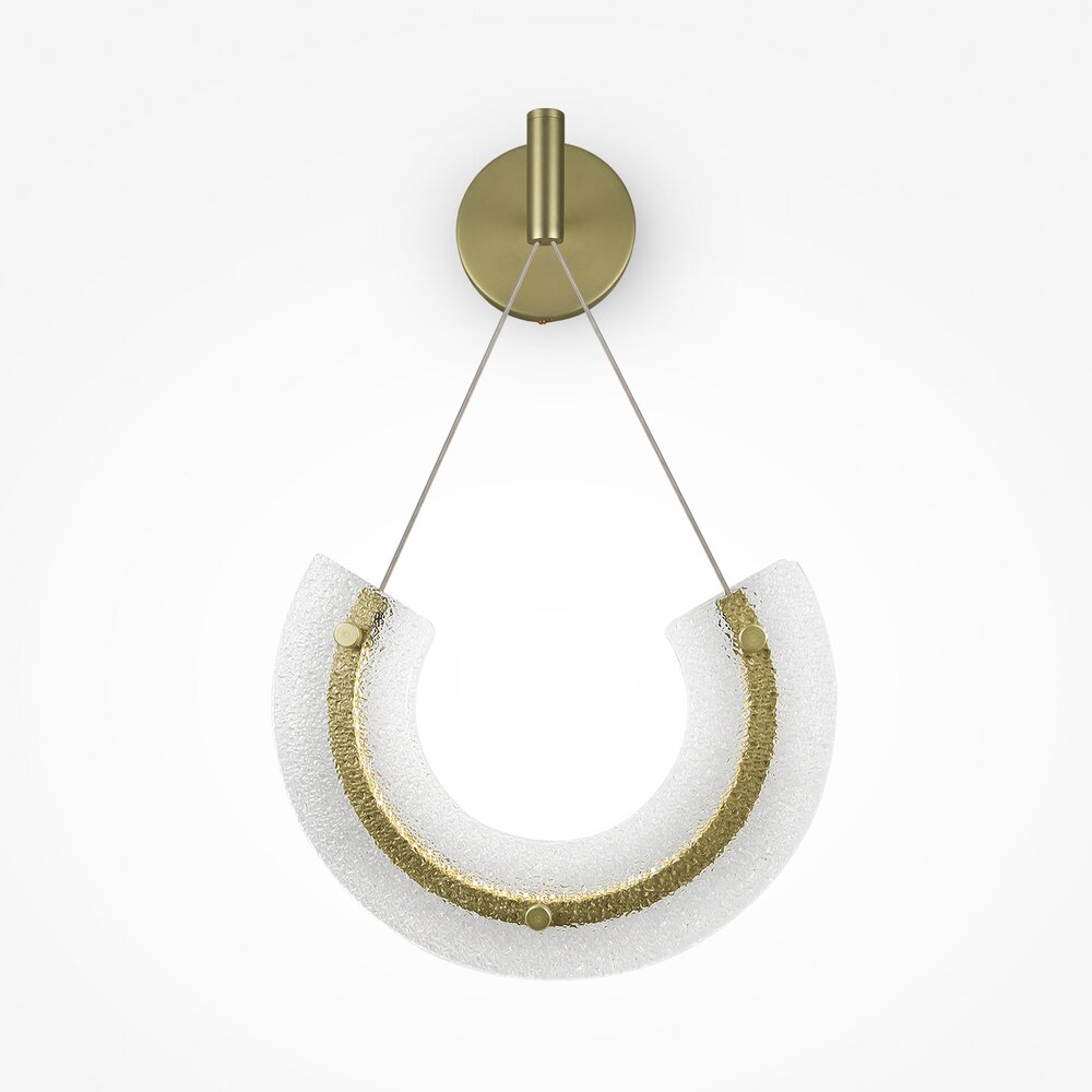 Aplica Maytoni Maya auriu/transparent LED