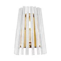 Aplica Zuma Line Bach E14 auriu-transparent 21 cm
