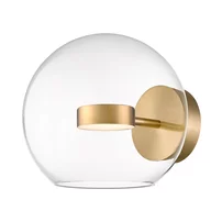 Aplica Zuma Line Enceladus LED 3000K finisaj auriu-transparent