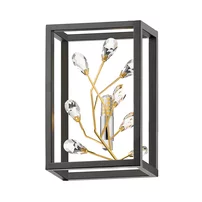 Aplica Zuma Line Spring G9 finisaj negru-auriu-transparent