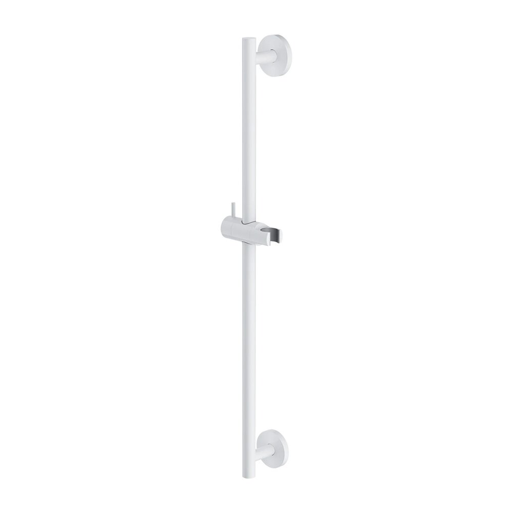 Bara de dus glisanta Omnires finisaj alb mat 66 cm
