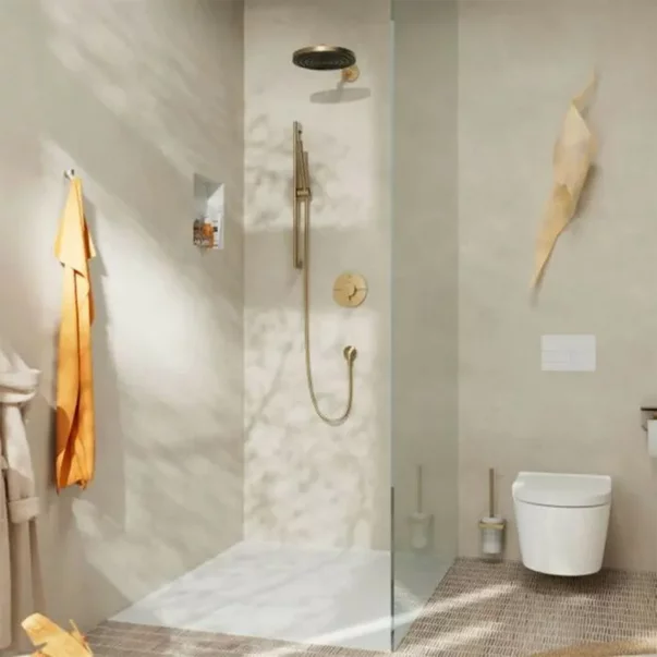 Bara de dus Hansgrohe Unica S Puro 65 cm finisaj bronz periat picture - 2