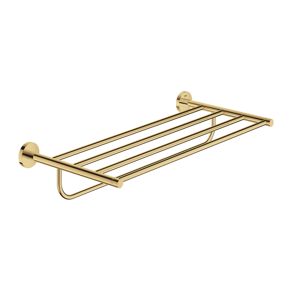 Bara portprosop cu suport Grohe Essentials 60 cm auriu lucios Cool Sunrise