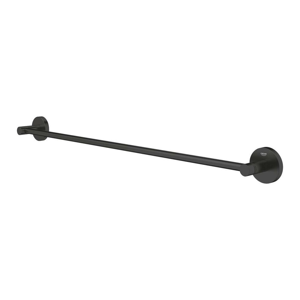 Bara portprosop negru mat Grohe Essentials 60 cm