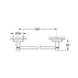 Bara portprosop negru mat Grohe Essentials 60 cm picture - 3