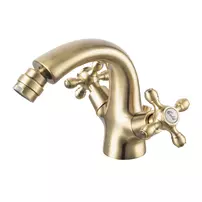 Baterie bideu FDesign Lacrima dubla comanda bronz periat