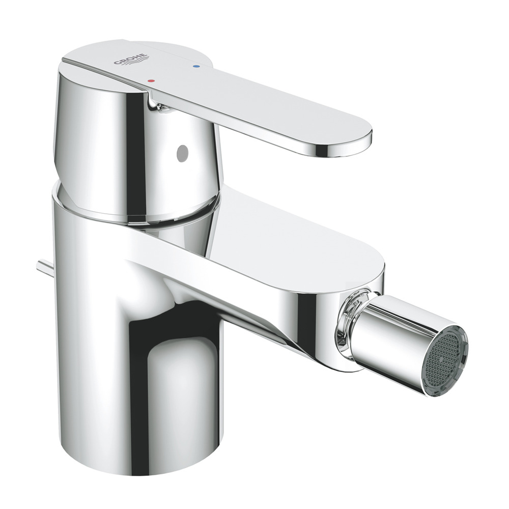 Baterie bideu Grohe Get S crom lucios cu ventil