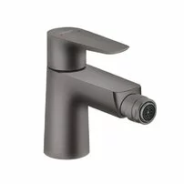 Baterie bideu Hansgrohe Talis E negru periat cu ventil