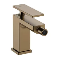 Baterie bideu Hansgrohe Tecturis E monocomanda bronz periat