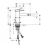 Baterie bideu Hansgrohe Tecturis S cu ventil Pop-Up bronz periat picture - 2