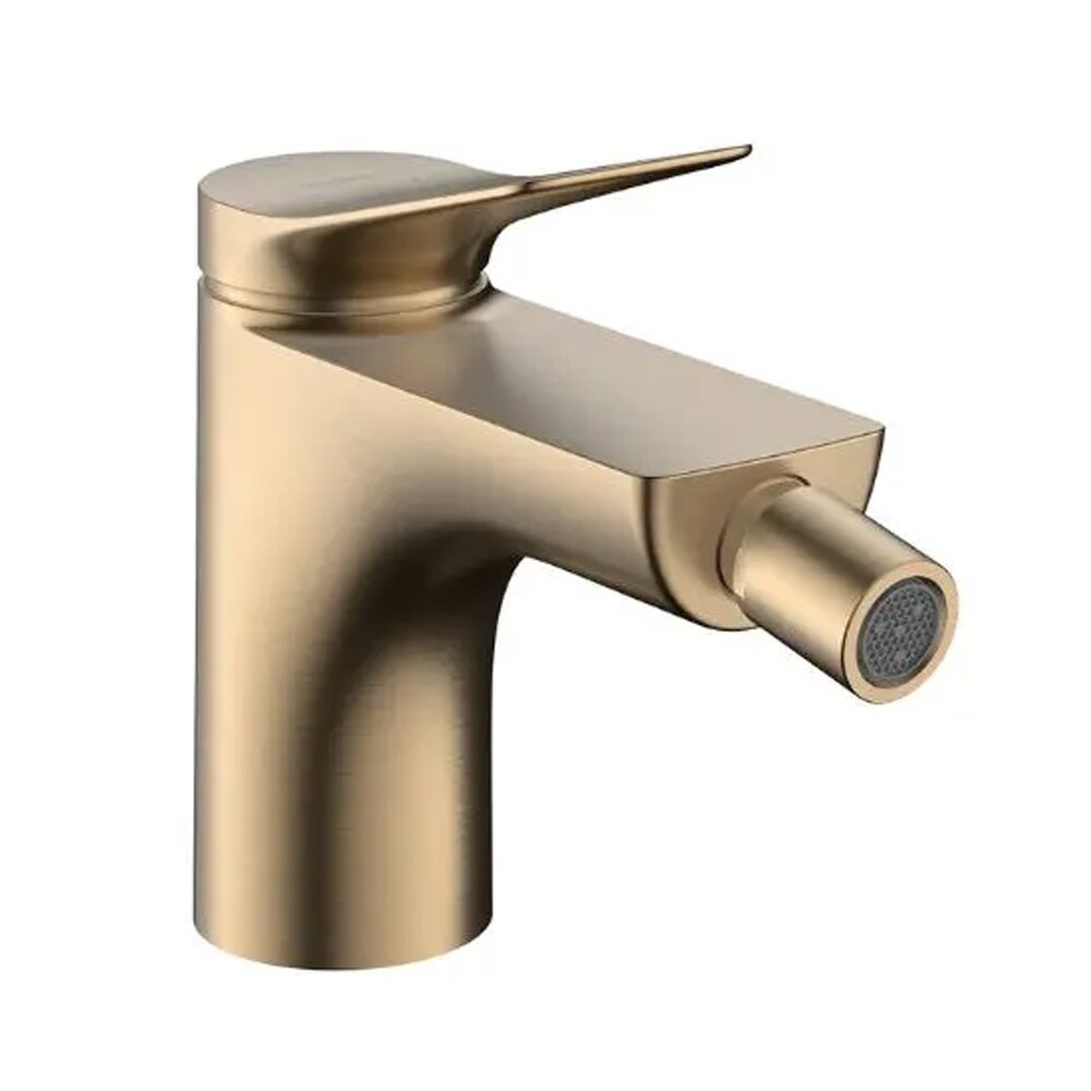 Baterie bideu Hansgrohe Vivenis monocomanda finisaj bronz periat cu ventil Pop-Up