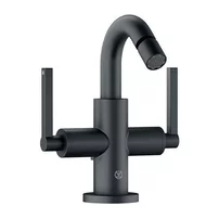 Baterie bideu Kludi Nova Fonte Puristic dubla comanda negru mat