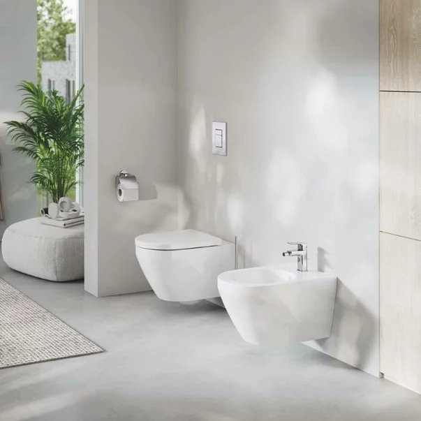 Baterie bideu monocomanda Grohe Cubeo cu ventil Pop-Up crom lucios picture - 2